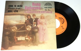 Hana Zagorová, S. Hložek & P. Kotvald – Jinak To Nejde (Guardian Angel) / Ahoj, Léto 1984, Vinyl 7" Single (SP)