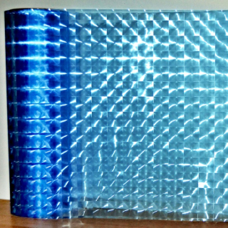 Folie na zatmavení světel Modrá (tmavá) 3D Flash (Cat eyes) 30cm x 1m (Folie na světla)