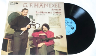 G. F. Händel, Miloš Jurkovič, Jozef Zsapka – Sonatas For Flute And Guitar 1979 EX, Vinyl (LP)