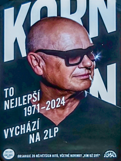 Jiří Korn - To nejlepší 1971-2024 vychází na 2LP (plakát)