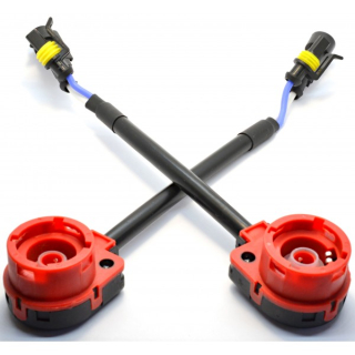 2 x Patice výbojek pro D2S, Adaptér-Redukce (konektor) pro originální výbojky D2S, D2R, D2C