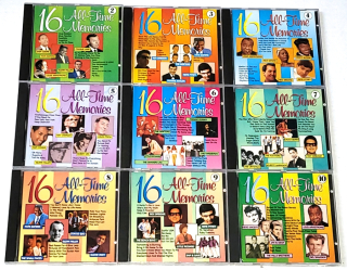 Various – 16 All-Time Memories (2 - 10) 1989,  9 x CD