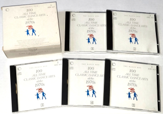 Various – 100 All Time Classic Dance Hits Of The 1970s 1988 (1 - 5), 5CD Box Set