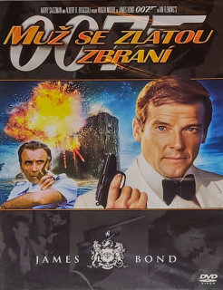 Muž se zlatou zbraní - James Bond agent 007 1974 DVD (nové, zabalené)