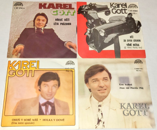 Karel Gott, Set 4 x Vinyl 7" Single