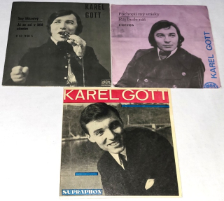 Karel Gott, Set 3 x Vinyl 7" Single