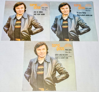 Karel Gott, Set 3 x Vinyl 7" Single