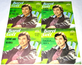 Karel Gott, Set 4 x Vinyl 7" Single