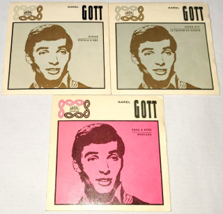 Karel Gott, Set 3 x Vinyl 7" Single