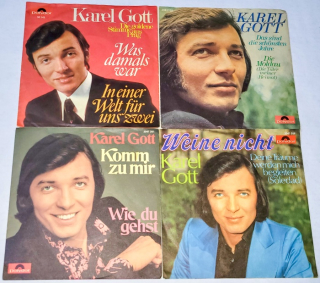 Karel Gott, Set 4 x Vinyl 7" Single