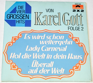 Karel Gott – Die Grossen Vier - Folge 2 1973, 2 x Vinyl 7" Single (autogram, podpis)