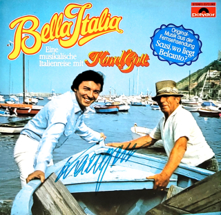 Karel Gott – Bella Italia 1981 EX+, VYPRANÁ Vinyl (LP) autogram, podpis