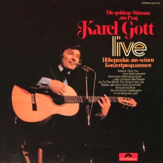 Karel Gott – Live - Höhepunkte Aus Seinen Konzertprogrammen 1973 EX+, VYPRANÁ Vinyl (LP)