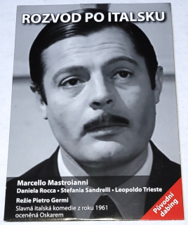 Rozvod po italsku 1961 DVD, nerozbalené