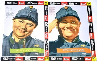 Dobrý voják Švejk / Poslušně hlásím 2 x DVD, nerozbalené