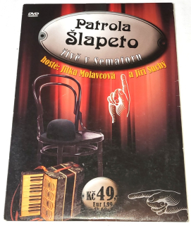 Patrola Šlapeto živě v Semaforu (koncert) 2010 DVD, nerozbalené