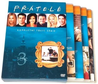 Přatele - Kompletní 3. série 4DVD BOX Set