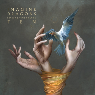 Imagine Dragons: Smoke + Mirrors (TEN) 2025 Box Set 3LP Gold & Amber-Red/Green Swirl Vinyl NOVÉ