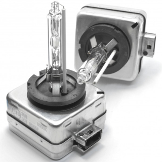 Flyseen Náhradní výbojky D3S - 6000K 2ks (pár) kovové úchyty (2 x výbojka)