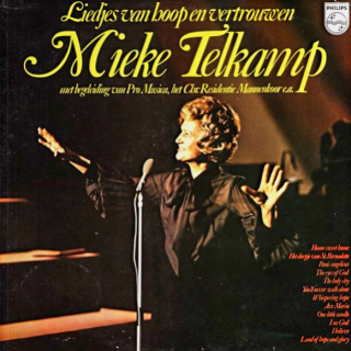 Mieke Telkamp – Liedjes Van Hoop En Vertrouwen 1971 VG-, VYPRANÁ Vinyl (LP)