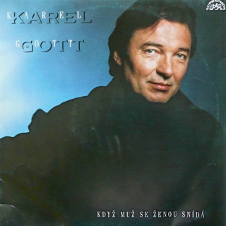 Karel Gott – Když Muž Se Ženou Snídá 1992 VG+/EX, VYPRANÁ Vinyl (LP + příloha)