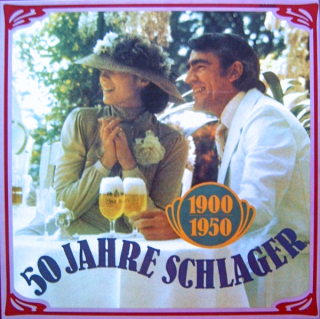 Various – 50 Jahre Schlager - 1900 / 1950 1975 VG/ VG+, VYPRANÉ Vinyl (Box Set 6LP)