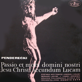 Penderecki – Passio Et Mors Domini Nostri Jesu Christi Secundum Lucam 1973 EX-, VYPRANÉ Vinyl (2LP)
