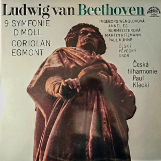 Ludwig van Beethoven - Česká Filharmonie, Paul Klecki – 9. Symfonie D Moll / Coriolan / Egmont 1964 EX, VYPRANÉ Vinyl (2LP)