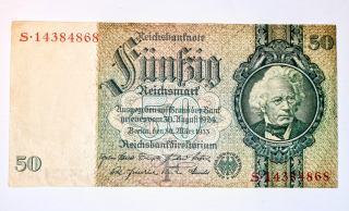 50 Mark 1933 - Německo, bankovka