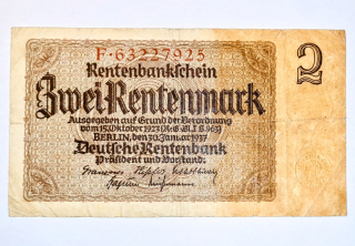 2 Mark 1937 - Německo, bankovka